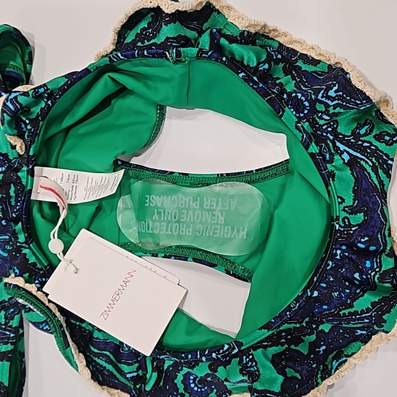 Zimmermann Kids Tiggy Scoop Ruffle Bikini Set Size 10 - Picture 14 of 14